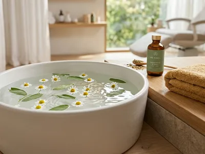StepVita Fußpflege – aromatisches Fußbad mit Kamille und pflegenden Ölen
